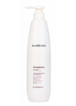 Шампунь для жирных волос anti grease shampoo olorchee, 800 мл