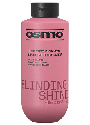 Шампунь для розгладження і блиску волосся blinding shine new osmo, 400 мл