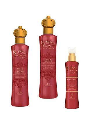 Набор для придания объема волосам volume royal treatment chi, (355мл/355мл/118мл)
