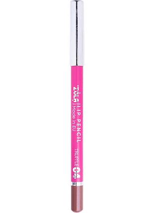 New! карандаш для губ lip pencil 04 truffle zola, 1,19 гр