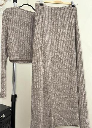 Мягкий теплый костюм
 shein 3