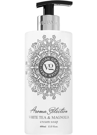 Крем-мило для рук white tea&magnolia vivian gray, 400 мл