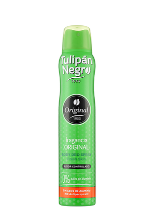Дезодорант-спрей tulipan negro original (200 мл) daily skin care