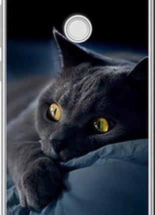 Чохол на huawei p8 lite (2017) димчастий кіт "825t-777-2448"
