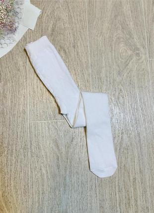 Дитячі демісезонні колготи для дівчинки 86 см, 92 см та 98 см primark молочні