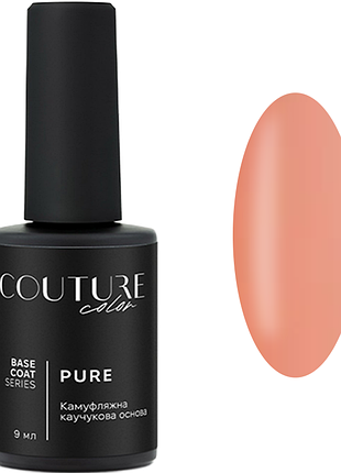 Основа каучуковая камуфлирующая pure base coat 06 couture colour, 9 мл
