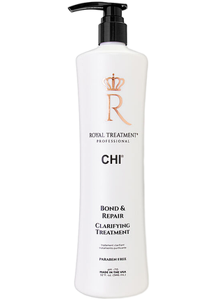 Средство для выравнивания пористости волос bond&repair clarifying royal treatment chi, 946 мл