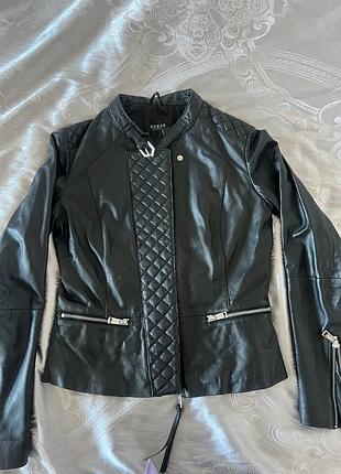 Шкіряна куртка guess 2