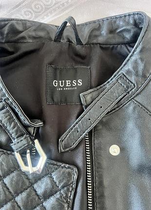 Шкіряна куртка guess 3
