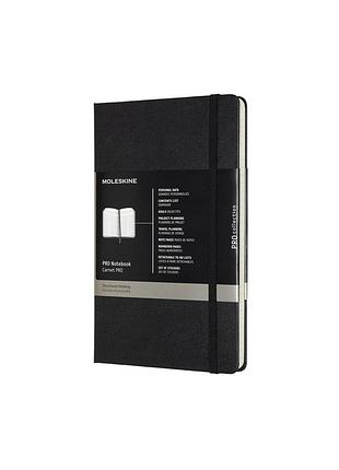 Блокнот недатированный moleskine pro средний, черный (propfntb3hbk)