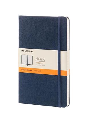 Записник moleskine classic середній, лінійка сапфір (qp060b20)