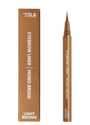 Лайнер для глаз коричневый brown zola