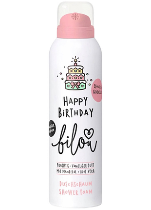 Пенка для душа bilou happy birthday, 200 мл