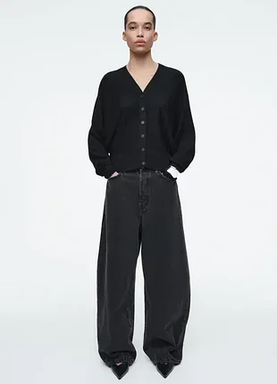 Кардиган жіночий cos batwing-sleeve merino wool cardigan / s нюанс