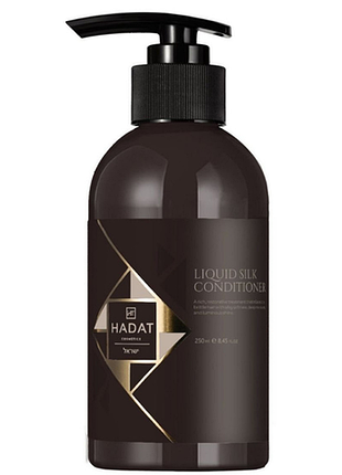 Кондиционер для волос восстанавливающий "жидкий шелк" liquid silk hadat, 250 мл
