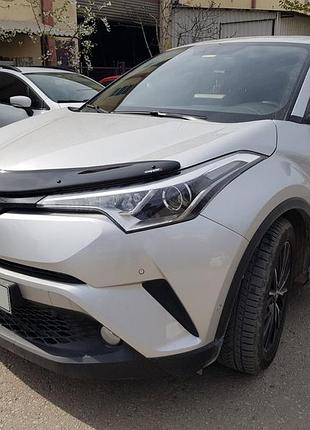 Дефлектор капоту (eurocap) для toyota c-hr 2016-2023 рр