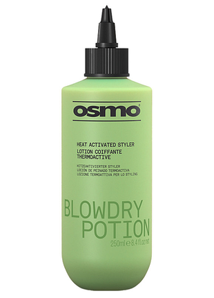 Лосьон термоактивный для укладки волос феном blowdry potion new osmo, 250 мл