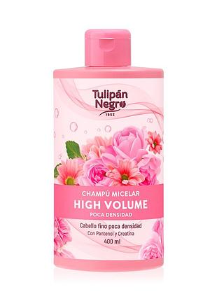 Шампунь для волос мицеллярный tulipan negro для объема волос (400 мл) daily skin care