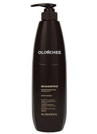 Шампунь для питания и увлажнения волос nourishing moisture shampoo olorchee, 800 мл