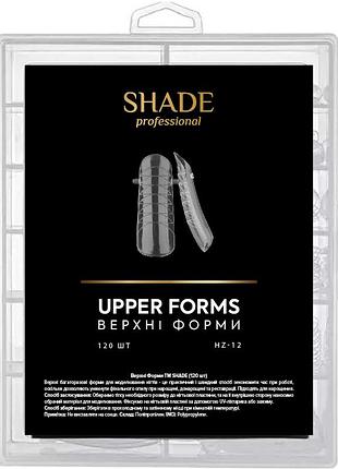 Верхні форми для нарощування nail upper forms 12 shade, 120 шт.