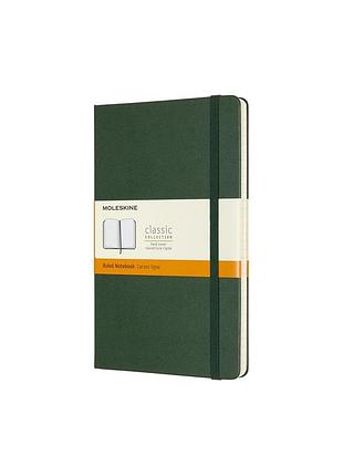 Записник moleskine classic середній, лінійка миртовий зелений (qp060k15)
