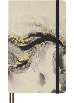 Блокнот moleskine year of the horse средний, линейка серый (lecnyhrsqp060a)