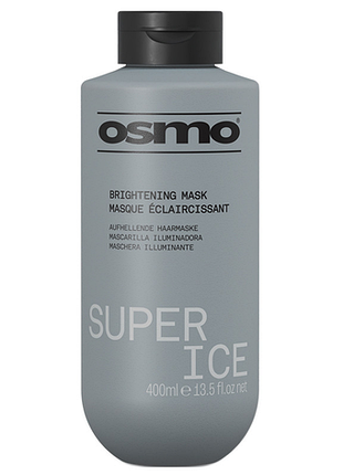 Маска интенсивная против желтых и медных оттенков волос super ice new osmo, 400 мл