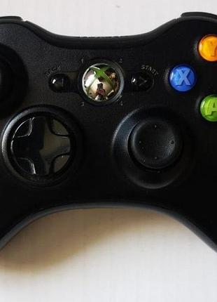 Геймпад для xbox 360, черный, б/у
