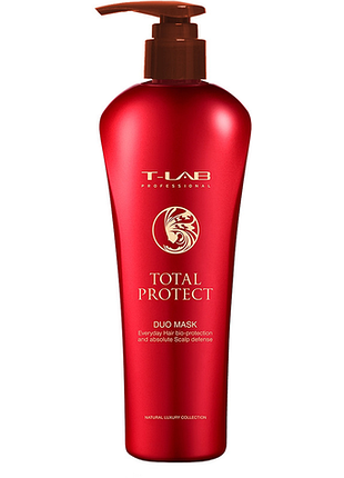 Маска для длительного сохранения цвета волос total protect duo mask t-lab professional, 300 мл