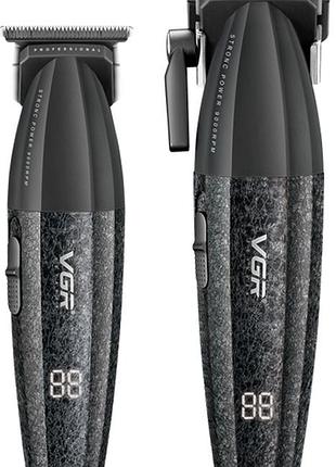 Набір машинка + тример black v-640bk vgr