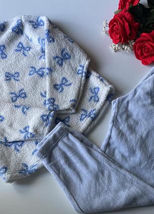 Тепла плюшева піжама primark 4