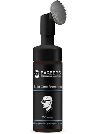 Шампунь-пена для кожи головы bald care shampoo barbers, 150 мл