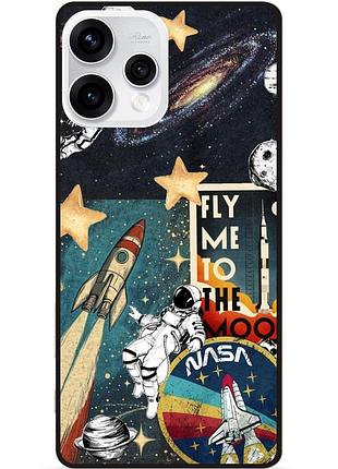 Силіконовий чохол бампер для oppo reno 15 з малюнком галактика nasa