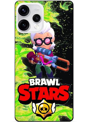 Чехол силиконовый бампер для oppo reno 15 с героем бравл белль brawl