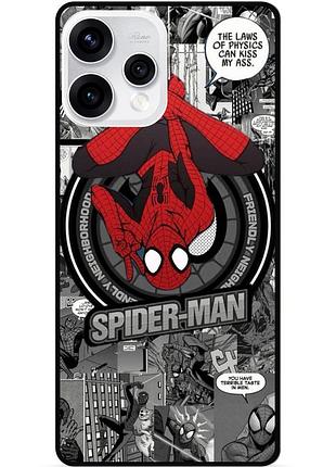 Силіконовий чохол бампер для oppo reno 15 з картинкою людина-павук spider man