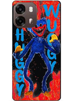 Чехол силиконовый бампер для oppo a6s с рисунком huggy wuggy хагги вагги