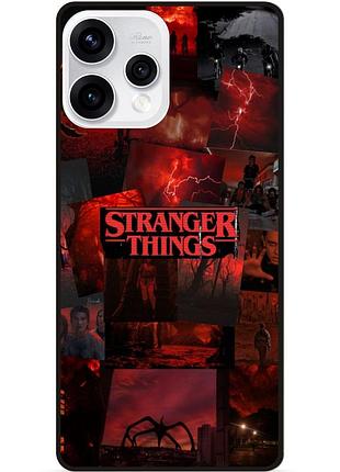 Силіконовий бампер чохол для oppo reno 15 з малюнком stranger things дивні дива