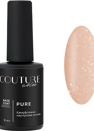 Основа каучуковая камуфлирующая pure base coat 07 couture colour, 9 мл