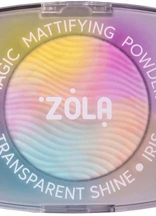 Пудра для лица magic mattifying powder iris zola, 5 г 2