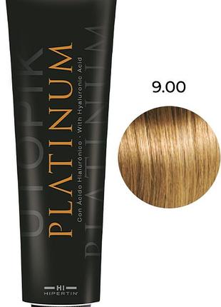 Крем-краска для волос 9.00 очень светлый блонд натуральный platinum hipertin, 100 мл