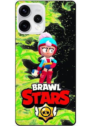 Силіконовий бампер чохол для oppo reno 15 з героєм бравл джанет brawl