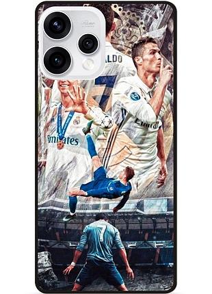Силиконовый бампер чехол для oppo reno 15 с рисунком роналдо ronaldo