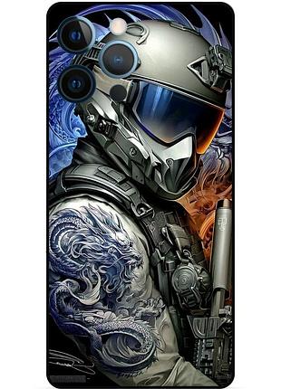 Силиконовый чехол зсу украина солдат для xiaomi samsung motorola nokia iphone zte vivo oppo realme сталкер 18