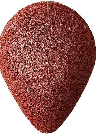 Спонж-конняку с вулканическим пеплом purito bamboo charcoal konjac sponge, 7 г