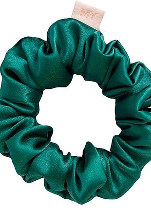 Резинка шелковая для волос изумрудный бархат emerald velvet m my heart