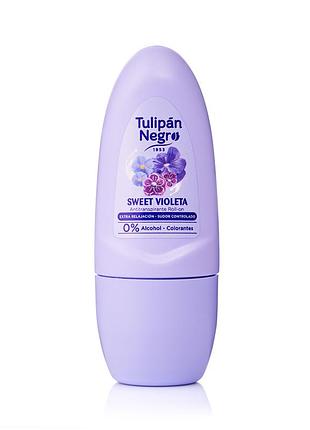Шариковый дезодорант tulipan negro сладкая фиалка (50 мл) daily skin care