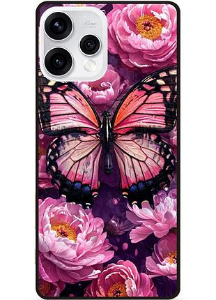 Силиконовый чехол для oppo reno 15 бабочки мотыльки