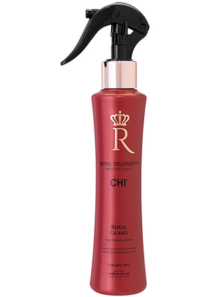 Спрей термозащитный несмываемый для волос royal guard royal treatment chi, 177 мл