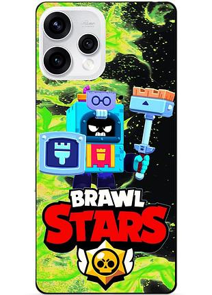 Силіконовий бампер чохол для oppo reno 15 з героєм бравл еш brawl