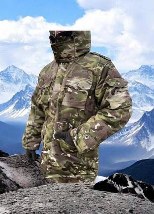 Бушлат мультикам хутро 3